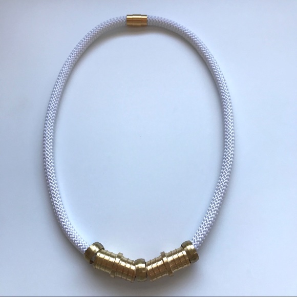 White rope necklace - Multiple ways to wear - Picture 3 of 15